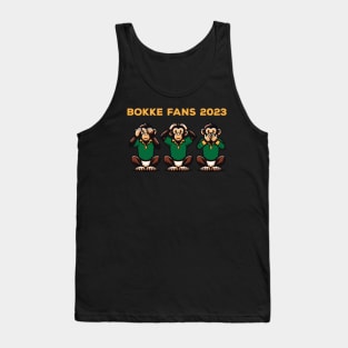 Bokke Fans 2023 Funny | South African Monkeys | Bokbefok Rugby | Afrikaans Origin | Go Bokke Tank Top